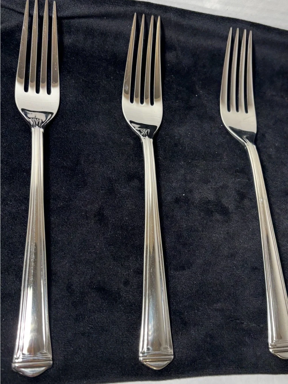 Lenox Dinner Forks Flatware Stainless Set of 3 Metropolitan Dining Replacements